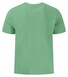 Fynch-Hatton Solid Color Crew Neck Subtle Logo T-Shirt Turf Green
