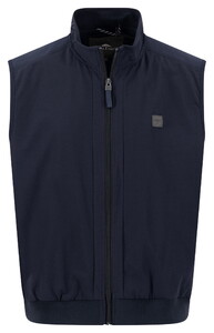 Fynch-Hatton Solid Color Full Zip Hybrid Body-Warmer Dark Navy