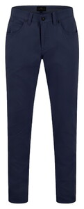 Fynch-Hatton Solid Color Modern 5-Pocket Broek Dark Navy