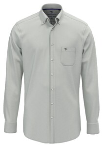 Fynch-Hatton Solid Color Oxford Button-Down Shirt Dark Leaf