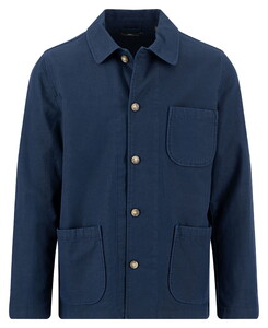 Fynch-Hatton Solid Color Twill Jack Dark Navy