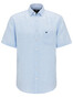 Fynch-Hatton Solid Linen Shirt Blue