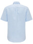 Fynch-Hatton Solid Linen Shirt Overhemd Blauw