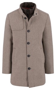 Fynch-Hatton Standcollar Coat With Insert Jas Zand