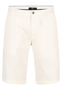Fynch-Hatton Stretch Shorts Garment Dye Finish Bermuda Off White