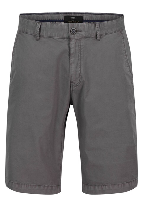 Fynch-Hatton Stretch Shorts Garment Dye Finish Bermuda Steel