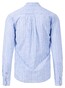 Fynch-Hatton Stripe Button Down Sporty Slub Overhemd Crystal Blue