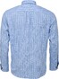 Fynch-Hatton Stripe Check Fantasy Fine Structure Shirt Blue