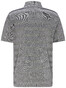 Fynch-Hatton Stripe Mercerized Cotton Poloshirt Black