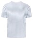 Fynch-Hatton Striped Cotton Crew Neck T-Shirt Summer Breeze