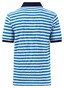 Fynch-Hatton Striped Cotton made in Africa CmiA Polo Vibrant Blue