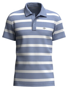 Fynch-Hatton Striped Premium Cotton Poloshirt New Breeze