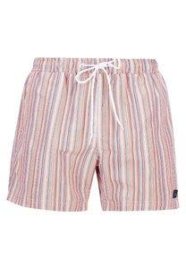 Fynch-Hatton Striped Swim Shorts Tangerine