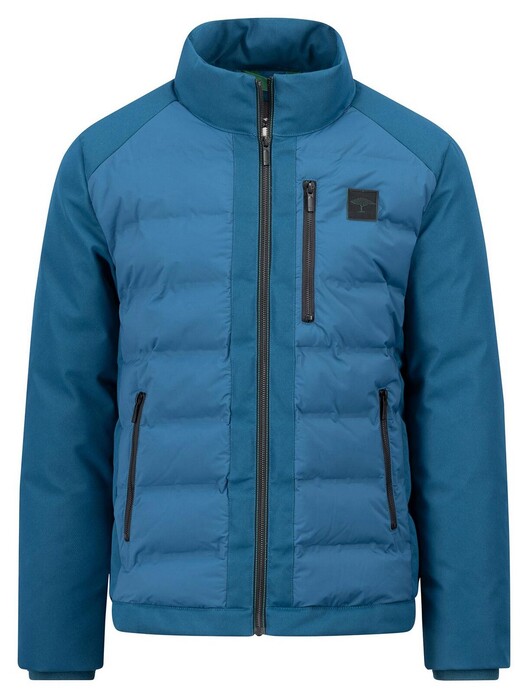 Fynch-Hatton Structure Puffer Mix Jacket Dark Teal