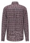 Fynch-Hatton Structured Combi Check Overhemd Mauve