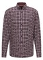 Fynch-Hatton Structured Combi Check Overhemd Mauve