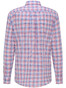 Fynch-Hatton Structured Combi Check Shirt Crocus
