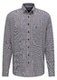 Fynch-Hatton Structured Combi Check Shirt Grey
