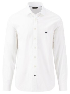 Fynch-Hatton Subtle Logo Uni Kent Shirt White