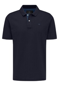 Fynch-Hatton Subtle Modern Contrast Logo Uni Polo Navy