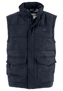 Fynch-Hatton Suède-Look Body Warmer Body-Warmer Dark Navy