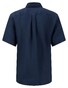 Fynch-Hatton Summer Linnen Button-Down Collar Overhemd Navy