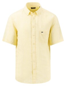 Fynch-Hatton Summer Linnen Button-Down Collar Overhemd Vanilla