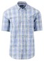 Fynch-Hatton Summer Mini Multi Check Shirt Cool Grey