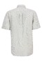 Fynch-Hatton Summer Minimals Squares Dots Fantasy Pattern Short Sleeve Shirt Dusty Olive