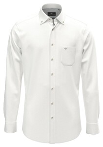 Fynch-Hatton Summer Oxford Button-Down Overhemd Wit