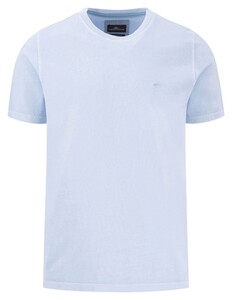 Fynch-Hatton Sunfaded Crew Neck Cotton T-Shirt Summer Breeze