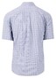 Fynch-Hatton Superfine Combi Check Short Sleeve Overhemd Dusty Lavender