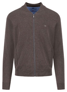 Fynch-Hatton Superfine Cotton College Collar Vest Earth