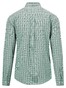 Fynch-Hatton Superfine Cotton Combi Check Overhemd Grasgroen