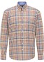 Fynch-Hatton Supersoft Combi Check Shirt Toscana-Taupe