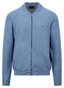 Fynch-Hatton Supersoft Cotton Cardigan College Collar Cloud Blue