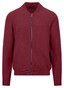 Fynch-Hatton Supersoft Cotton Cardigan College Collar Ruby Red