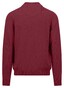 Fynch-Hatton Supersoft Cotton Cardigan College Collar Ruby Red