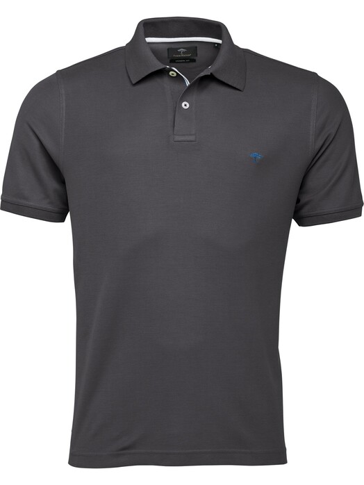 Fynch-Hatton Supima Cotton Uni Modern Fit Poloshirt Black