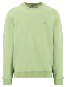 Fynch-Hatton Sweat Puresoft Cotton Crew Neck Pullover Avocado