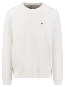 Fynch-Hatton Sweat Puresoft Cotton Crew Neck Trui New Off White