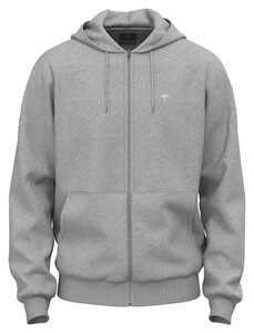 Fynch-Hatton Sweat Zip Hoodie Vest Grijs