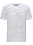Fynch-Hatton T-Shirt Fine Stripe Wit-Navy
