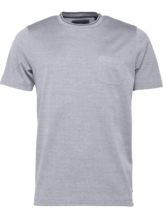 Fynch-Hatton T-Shirt Pocket Double Mercerized Cotton Navy