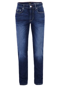 Fynch-Hatton Tapered Slim 5-Pocket Jeans Dark Evening Blue