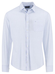 Fynch-Hatton Texture Pattern Kent Collar Overhemd New Breeze