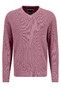 Fynch-Hatton Textured Knit V-Neck Superfine Cotton Pullover Lilac