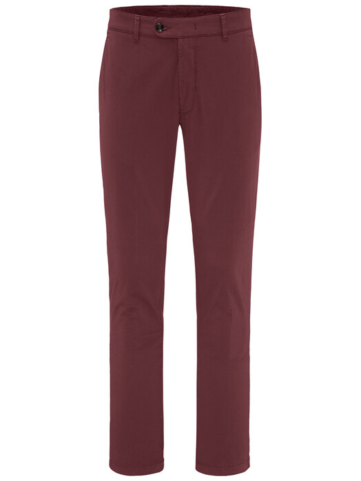 Fynch-Hatton Togo All Season Chino Garment Dyed Pants Indian Red
