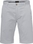 Fynch-Hatton Togo Shorts Garment Dyed Stretch Bermuda Light Grey