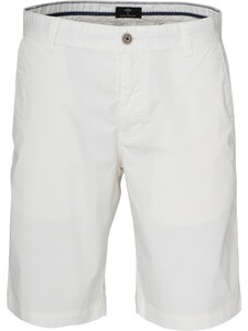 Fynch-Hatton Togo Shorts Garment Dyed Stretch Bermuda Off White